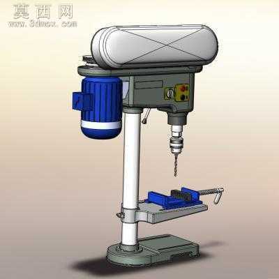 柱式钻床 3D模型