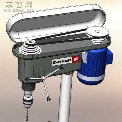 柱式钻床 3D模型