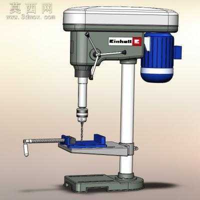 柱式钻床 3D模型