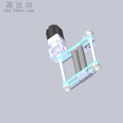 皮带往返工作 3D模型