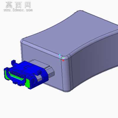 micro USB 接口大全 3D模型