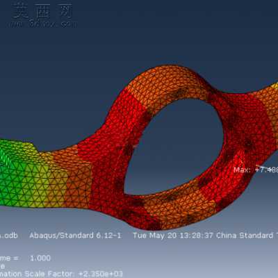 CATIA驱动桥壳,ABAQUS有限元分析 3D模型