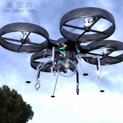 四轴航拍飞行器 3D模型