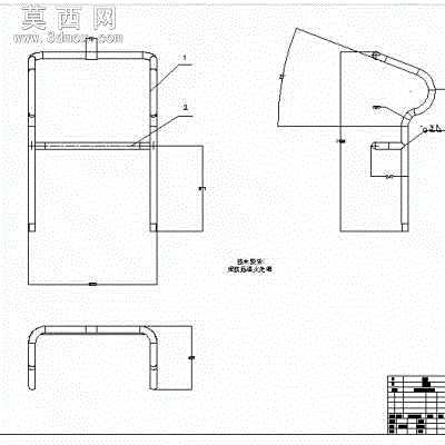 毕业设计:多功能自动跑步机(机械部分设计) CAD图纸