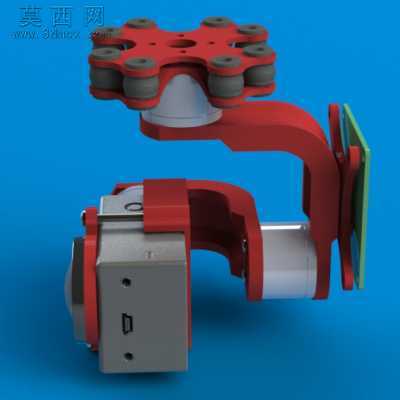 摄像机云台 3D模型