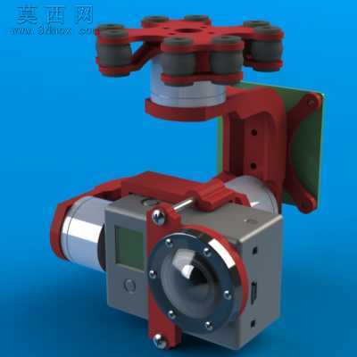 摄像机云台 3D模型