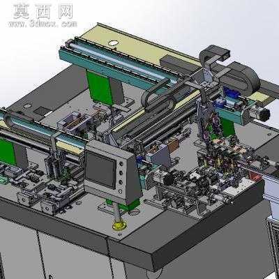 全自动LED插灯机可改装为节能灯插件机 3D模型