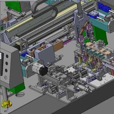 全自动LED插灯机可改装为节能灯插件机 3D模型