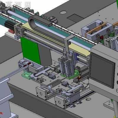 全自动LED插灯机可改装为节能灯插件机 3D模型