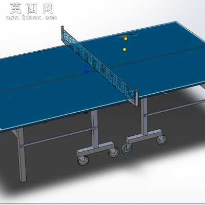 乒乓球,球台 3D模型
