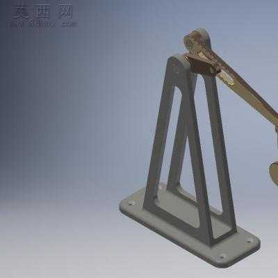 惠特沃思钟摆inventor结构模型 3D模型