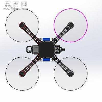 美国国家科学基金会挑战杯的无人机模型 3D模型