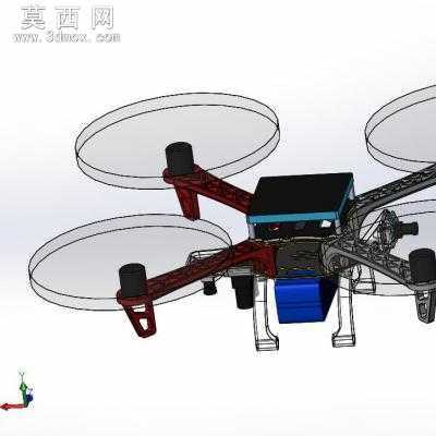 美国国家科学基金会挑战杯的无人机模型 3D模型