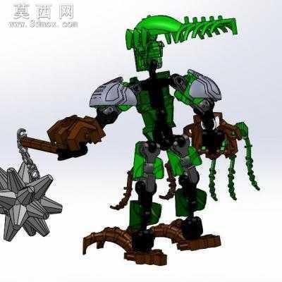 生化战士机器人sw模型 3D模型