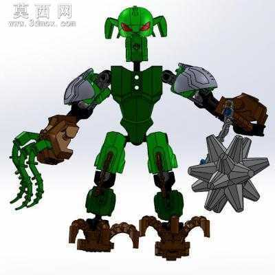生化战士机器人sw模型 3D模型