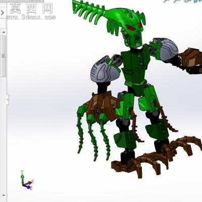 生化战士机器人sw模型 3D模型