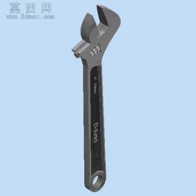 活动扳手inventor模型 3D模型