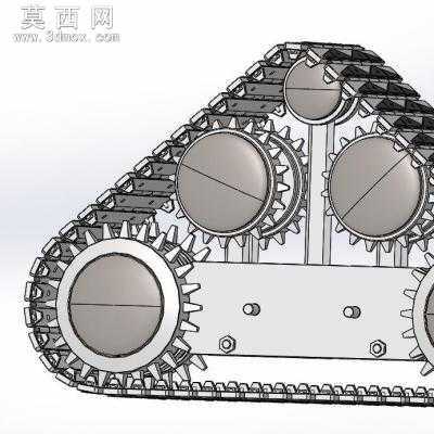 履带式终结者3D模型 3D模型