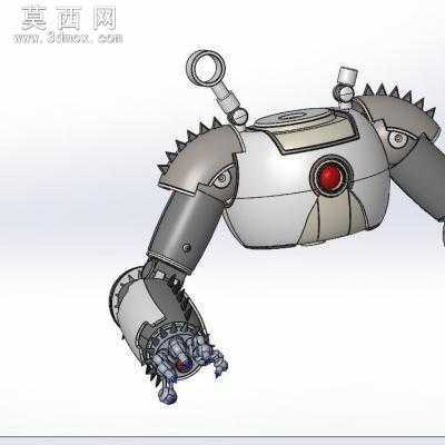 履带式终结者3D模型 3D模型