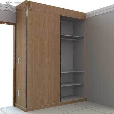 超大卧室衣柜SolidWorks模型 3D模型