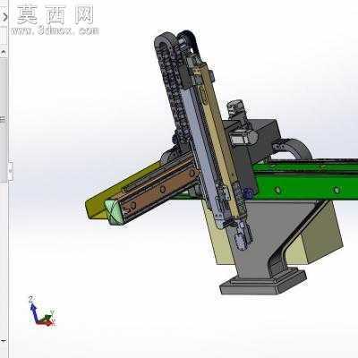伺服三轴机械手 3D模型