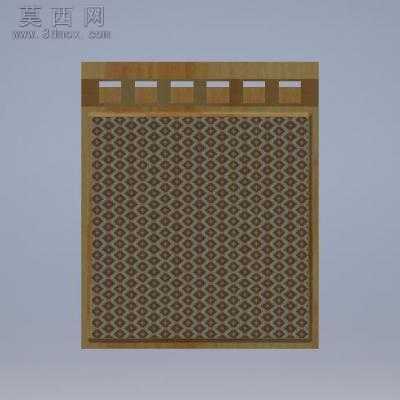 家用木质实木椅子模型 3D模型