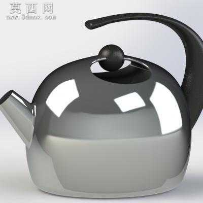 一款电热水壶SW模型 3D模型