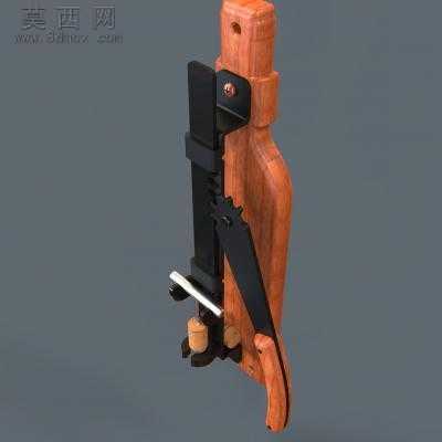 一种圆木新型红酒开瓶器 3D模型