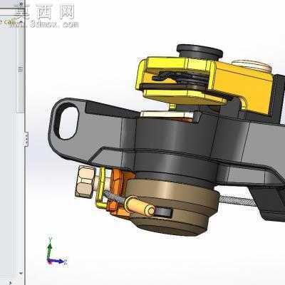 禧玛诺自行车制动盘模型 3D模型
