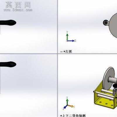 5节伸缩塔桅结构 3D模型