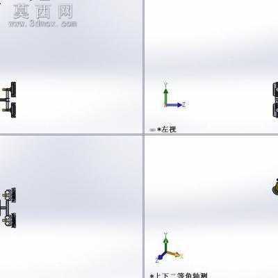 5节伸缩塔桅结构 3D模型