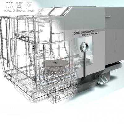 ���꼪����dmu80p����������ӹ����� 3Dģ��