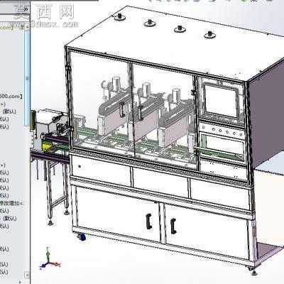 全自动焊锡机实用型非标自动化机器 3D模型