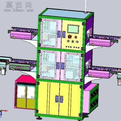 SMT����ʽICT��FCT˫��๦���Զ����Ի��豸 3Dģ��