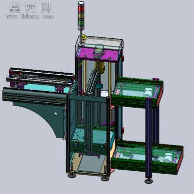 SMT����ʽICT��FCT˫��๦���Զ����Ի��豸 3Dģ��