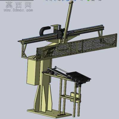 冲床机械手、非标机械设备产品图纸 3D模型