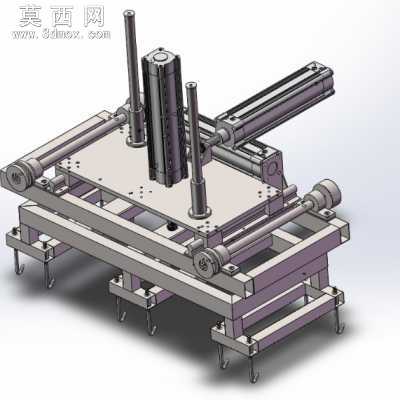 提升横移机械手 3D模型