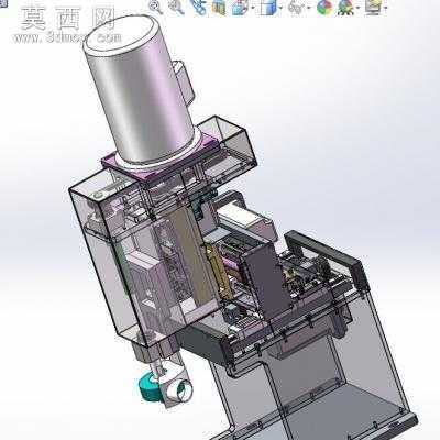 ����4����ʽ�׹����ĥ��ĥ�豸 3Dģ��