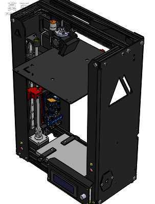 EAGLEmake EM1-Pro 3D打印机 3D模型