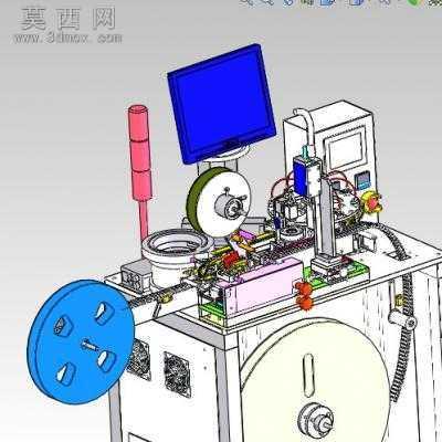全自动编带机检测机 3D模型