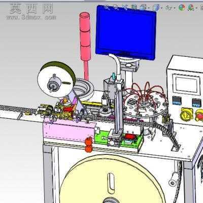 全自动编带机检测机 3D模型