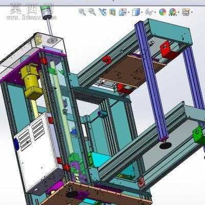 SMT��ˮ������ʽ�豸��PCB���ϰ���Ӳ�̨ 3Dģ��