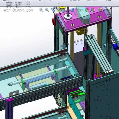 SMT��ˮ������ʽ�豸��PCB���ϰ���Ӳ�̨ 3Dģ��
