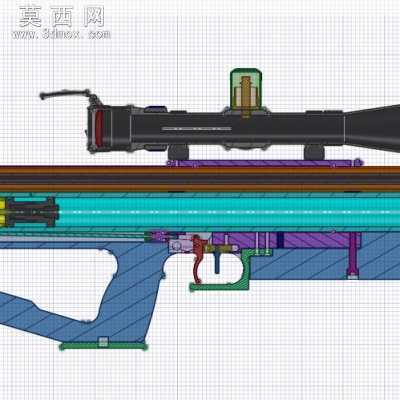PCP airgun 效果作品 3D模型