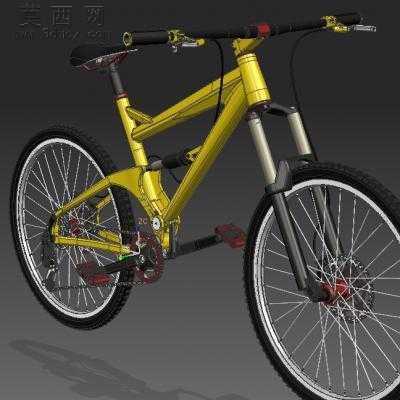 超赞的时尚山地自行车 3D模型