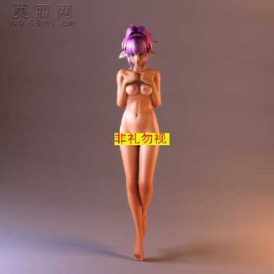 ��ɫ������Ů��3Dģ��