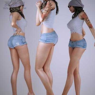 ����ʵ��3dmax��Ůģ��+��ͼ 3Dģ��