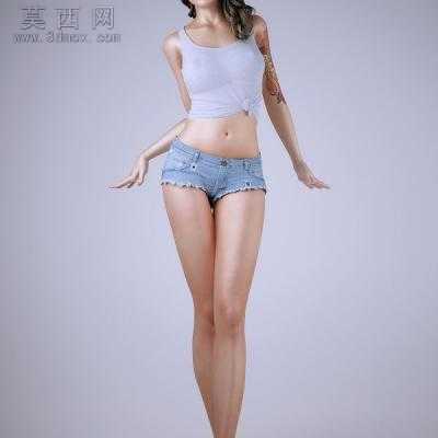 ����ʵ��3dmax��Ůģ��+��ͼ 3Dģ��