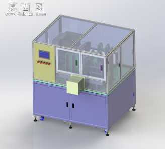 颗粒分料机组装自动机 3D模型