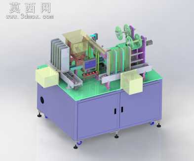 颗粒分料机组装自动机 3D模型